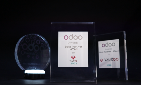 Vauxoo's awards photo